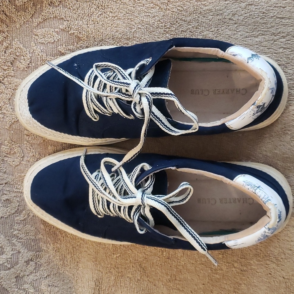 Navy blue shoes - Picture 2 of 8